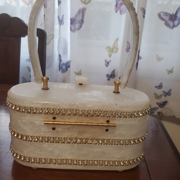 Gilli Original Rhinestone Lucite Purse - Picture 4 of 13